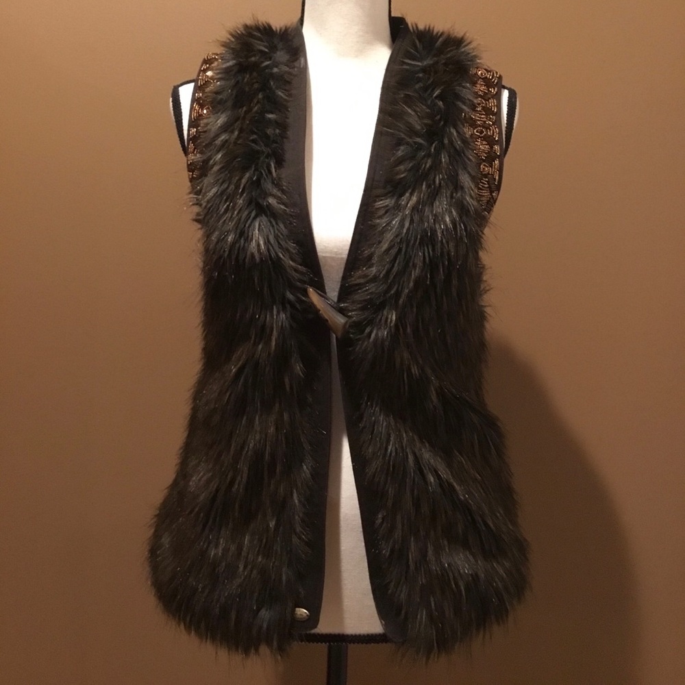 Guess Faux Fur Vest